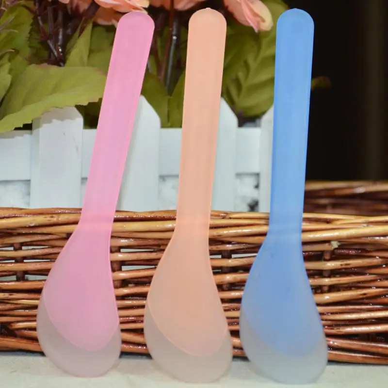 Plastic Mask Spoon DIY Facial Mask Mixing Spatulas Spoon Stick Skin Care Beauty Tool Eye Makeup Applicator Sticks Tools 10pcs makeup tool makeup tool set