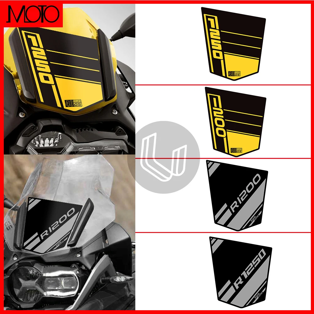 For BMW R1200GS R1250GS Adventure Triple Black Edition 2013-2021 Motorcycle Wingshield Sticker farming simulator 2013 titanium edition pc