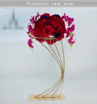 

grand event crystal wedding flower Stand floral rack flower vase cake holder for Wedding birthday hotel Table Centerpieces decor