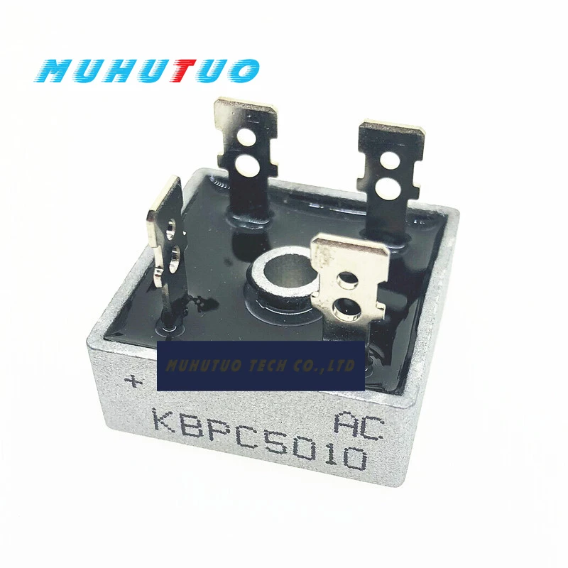 

5PCS New KBPC1510 KBPC2510 KBPC3510 KBPC5010 single-phase rectifier bridge