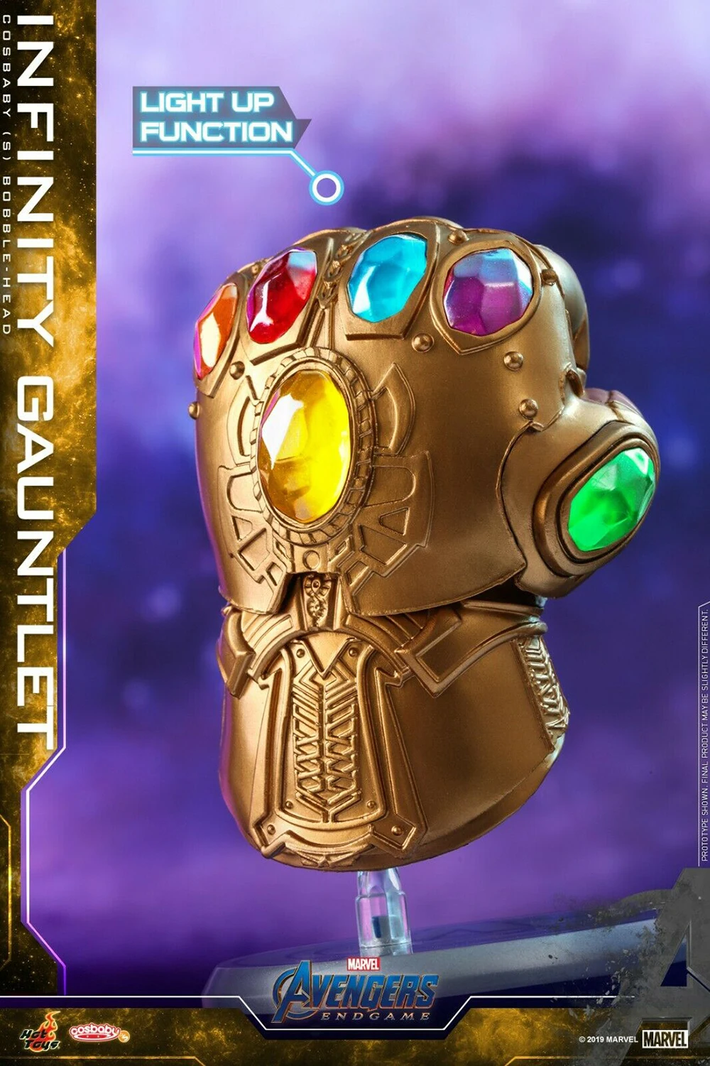 Горячие игрушки Бесконечность Gauntlet cospbaby Bobble-Head Мстители: Endgame игрушечные фигурки