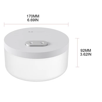 

1L Cool Mist Maker Humidifiers Quiet Air Ultrasonic Diffuser with Night Light A0NC