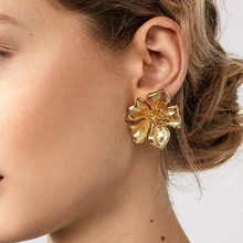 HuaTang Женская мода карамельный цвет Cristal серьги гвоздики Красивая серьга в форме цветка набор серьги ювелирные изделия Brincos