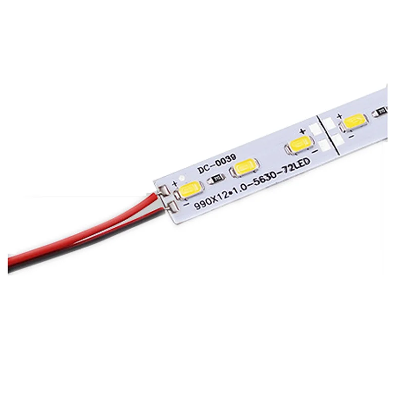 10 шт./лот жесткий барный светильник 12 В 12 в 50 см 36 led SMD 5630 Светодиодный светильник из алюминиевого сплава для шкафа, ювелирного дисплея, чехол для шоу