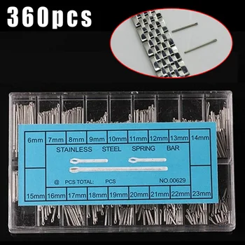 

Silver Cotter Pins Stainless Steel Clip Straight Industrial Assortment Tool Kit