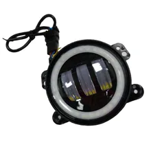 Стиль 4-х дюймовый светодиодный с Ангельские глазки диафрагма огни/Jeep Wrangler SUV Автомобильный Замок противотуманная фара