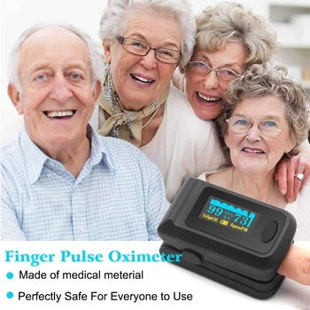 

Portable Finger Oximeter Fingertip Pulsoximeter Medical Equipment With Sleep Monitor Heart Rate Spo2 PR Pulse Oximeter 1pcs
