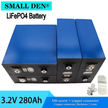 

4 PCS 3.2V 280Ah LiFePO4 battery, large capacity 280000mAh high rate rechargeable battery, solar and wind energy system battery