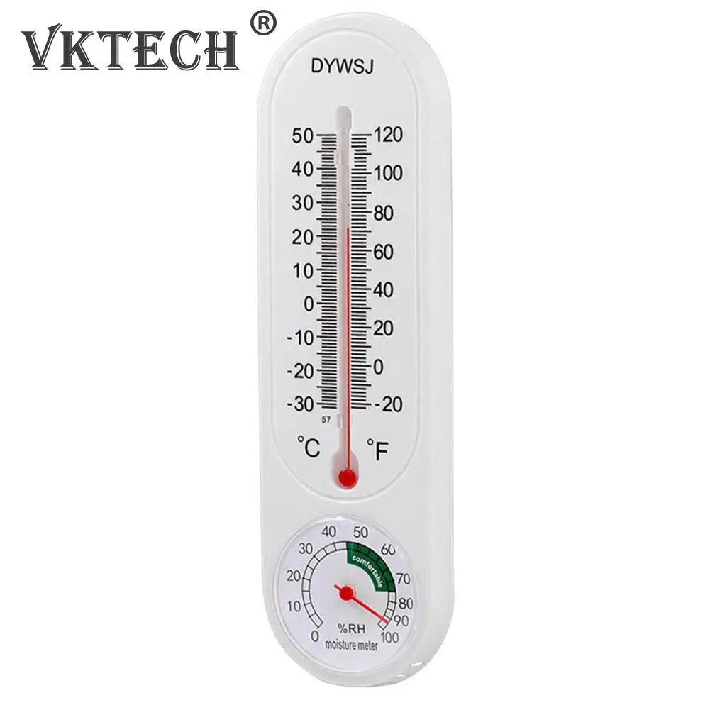 Wall-mounted Thermometer Measurement Home Office Indoor and Outdoor Temperature 