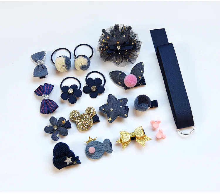 18Pcs/set Cute Cartoon Princess Hairpins Gifts Chileren Girls Kids Hair Clips Barrettes Accessories Ornament Hairclip Headdress