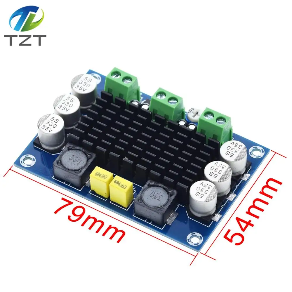 DC 12V 24V 100W TPA3116DA Mono Channel Digital Power Audio Amplifier Board
