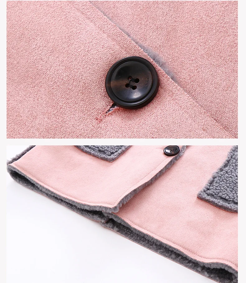 Kids Fashion Girls Jackets For Autumn Winter Turn-down Collar Woolen Coat Children Clothes Teen Girl Thick Outerwear 4-14 Years