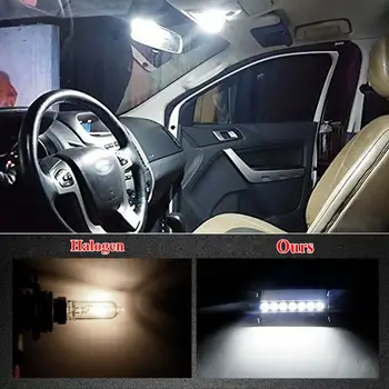 

Dome Light Bulbs for Chevy 42MM 578 212-2 6000K Bright White 2Pcs Ceiling