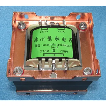 

43W power supply transformer of amplifier, output 230V-0-230V 50MA 10V1A 5V2A, EI76X40mm Z11 iron core