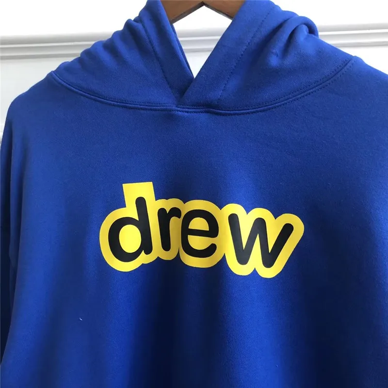 Джастин Бибер Drew толстовки для дома для мужчин и женщин высокое качество Негабаритных Толстовки Drew печатных толстовки с капюшоном