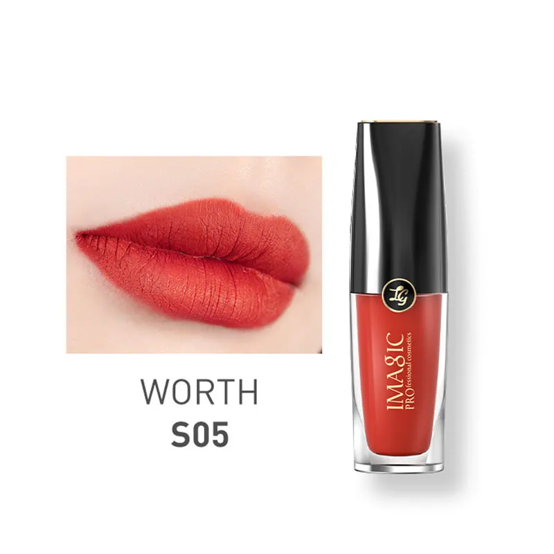8 Colors Matte Lip Gloss Waterproof Non-stick Cup Long-lasting Colorfast Lip Glaze Liquid Lipstick