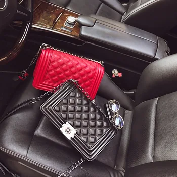 

2020 Summer New Single Shoulder Messenger Bag Cool Rhombus Chain Small Fragrance Fashion Small Square Bag