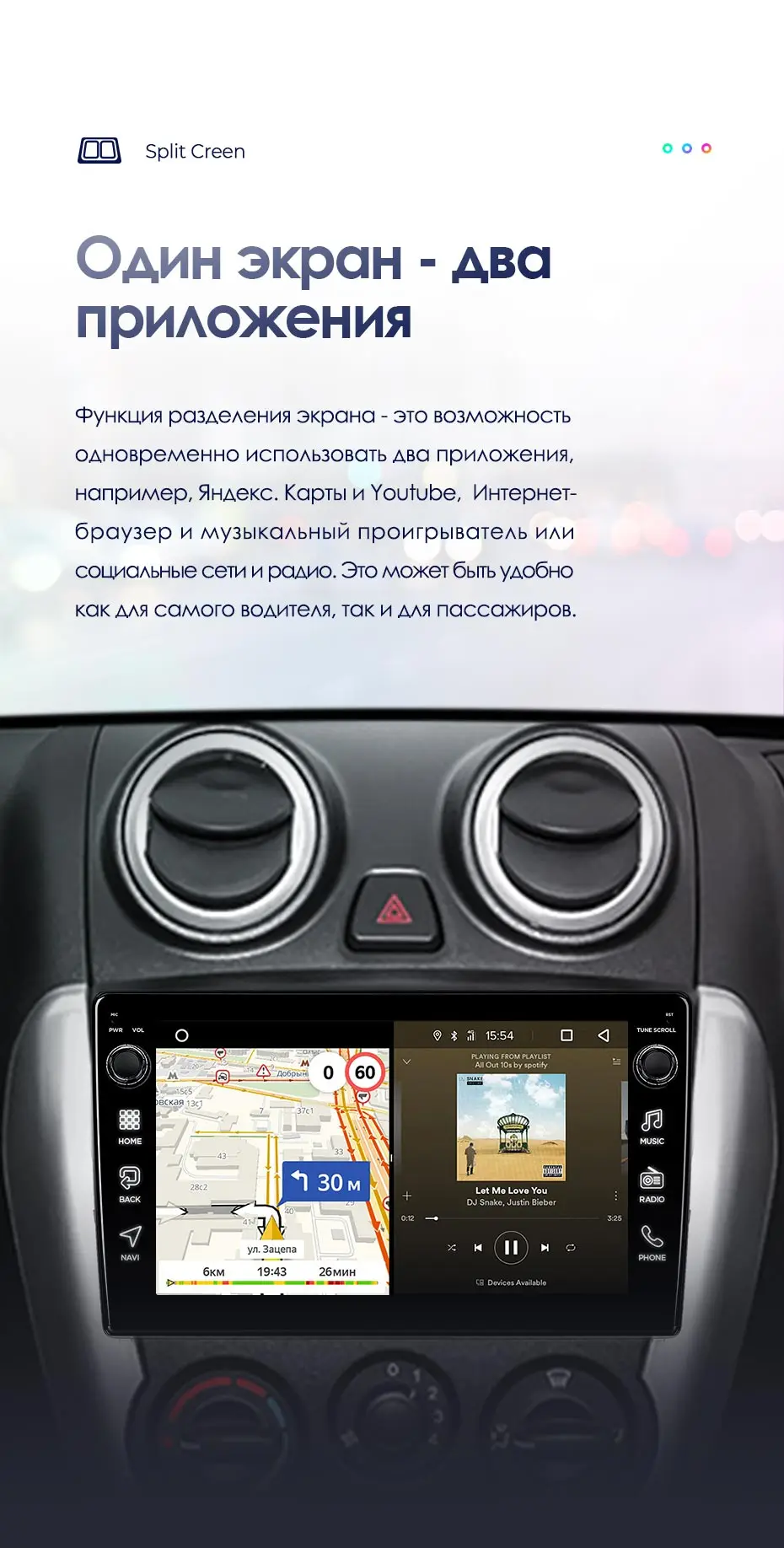 TEYES SPRO Штатная магнитола для Лада ВАЗ Гранта Спорт LAD Granta Sport 2011- Android 8.1, до 8-ЯДЕР, до 4+ 64ГБ 32EQ+ DSP 2DIN автомагнитола 2 DIN DVD GPS мультимедиа автомобиля головное устройство