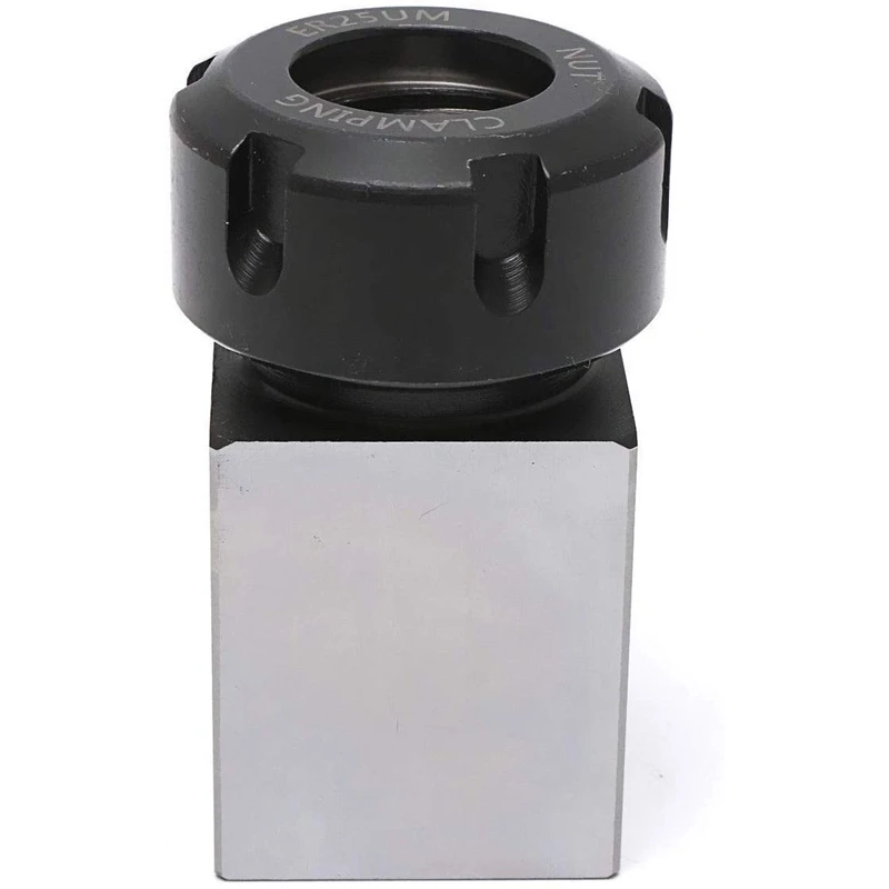 

ER-25 Hex Square Collet Block Chuck Hard Steel Spring Chuck Collet Holder for CNC Lathe Grinders Tool (ER-25 Collet Block)