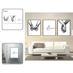 1 Set Wall Art Pictures Durable Tear Resistant Minimalist for Gift Frameless Picture Wall Art Posters