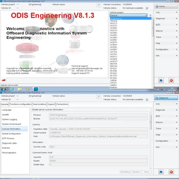 

Original ODIS Engineering V8.1.3+ERWIN Flash+License For VAS 5054A and VAS6154 Newest Version ODIS-E V8.13 Diagnostic Software