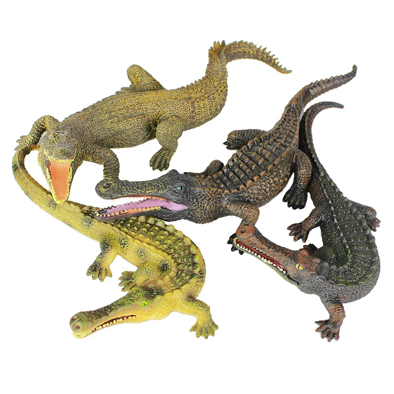 

Cross Border Model Wild Animal Zoo Model Crocodile Sarcosuchus Nile Crocodile Plastic Solid CHILDREN'S Toy Decoration Gift