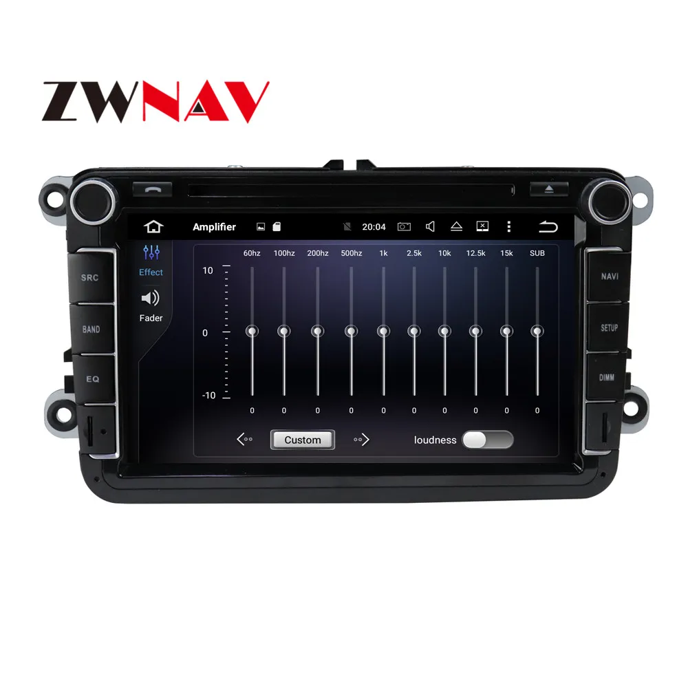 Android 9 DSP автомобильный dvd-плеер gps navination для Volkswagen/VW golf/passat/tiguan/Skoda/Seat/VW Amarok мультимедиа Автомагнитола