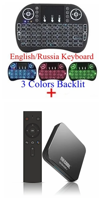 Add I8 Backlit Google Сертифицированный Android 9,0 tv Box Mecool KM9 Pro Amlogic S905 X2 4 Гб DDR4 32 Гб 2,4G/5G двойной WiFi USB3.0 BT4.0 4K Google Voice - Цвет: Add I8 Backlit