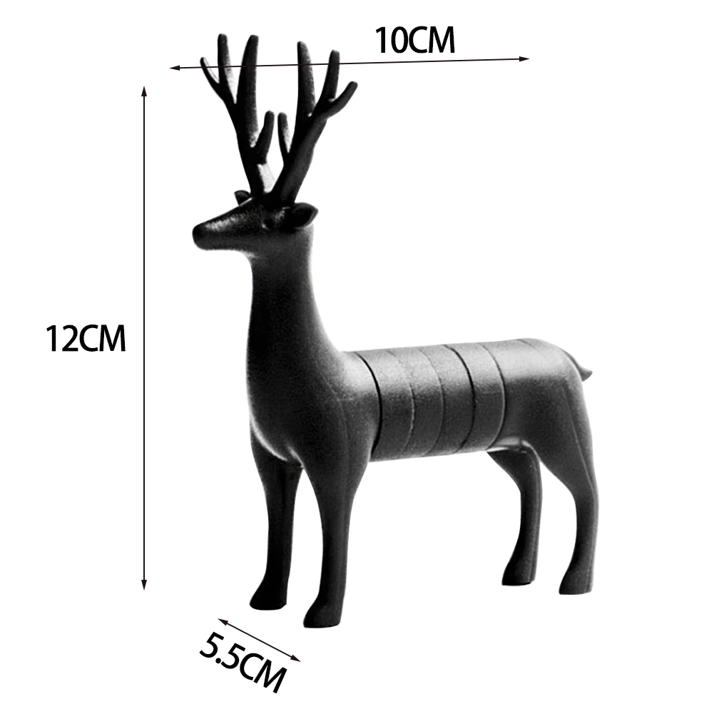 Домашний декор, животное, сильный всасывающий Sika, олень, аксессуары для планирования еды, съемный список покупок, магнит на холодильник, еженедельная доска, памятка