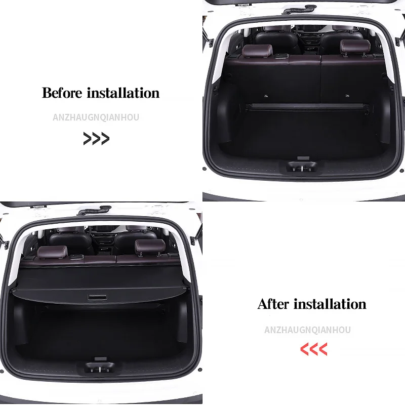 Car Trunk Cargo Cover Luggage Carrier Trunk Curtain for Changan CS75 PLUS  21-22