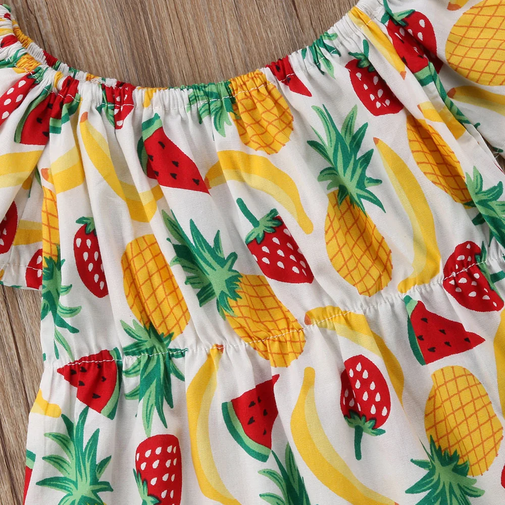 

Summer Clothes for Babies New Style Infant off-Shoulder Pineapple Printed Short Sleeve One Piece Western Style Baby Bodysuit Cra