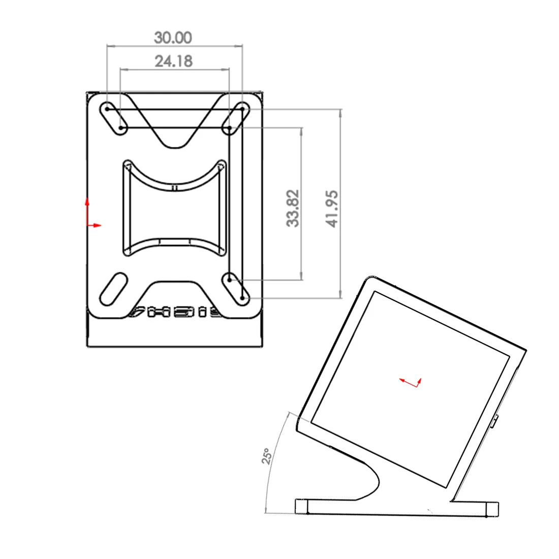 FEICHAO 3D Printed TPU Camera Mount for Runcam 3 Camera for Gopro 4 session for FPV Racing Drone RC Quadcopter Spare Parts