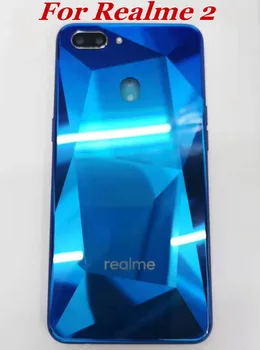 

10 pcs 100% Original For Oppo Realme 2 Back Housing Back Cover With camera len Battery Case with logo For Realme 2 Replacement