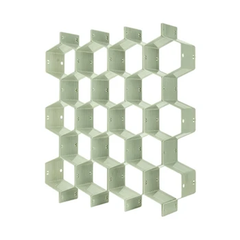 

Drawer Divider Organizer 8pcs DIY Plastic Grid Honeycomb Drawer Divider Box