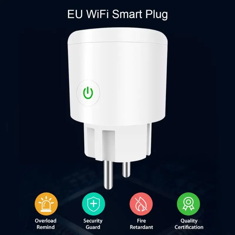 Smart Plug Wifi Smart Socket Tuya Smart Life App EU Plug Phone Timing Outlet Switch Remote Control Alexa Google Home Mini IFTTT