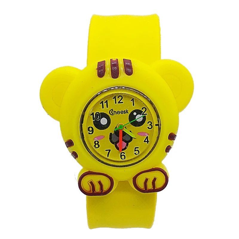 hot selling children watch for girls boys cartoon animal team waterproof digital kids watches student child gift baby clock - Color: Grey