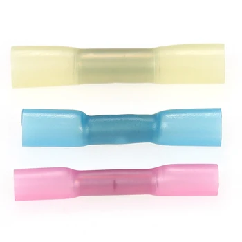

300Pcs New Heat Shrink Butt Connectors Insulated Seal Butt Wire Splice Connector Tensile Standard Crimp Terminals​