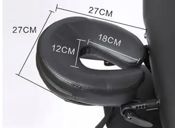  U-shape Deluxe Platform Massage Kit Adjustable Headrest & Face Cradle Cushion Family Use Massage Eq