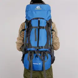 Спортивная сумка для походов на открытом воздухе 60л походная сумка большой емкости рюкзак мужская дорожная Женская водонепроницаемая