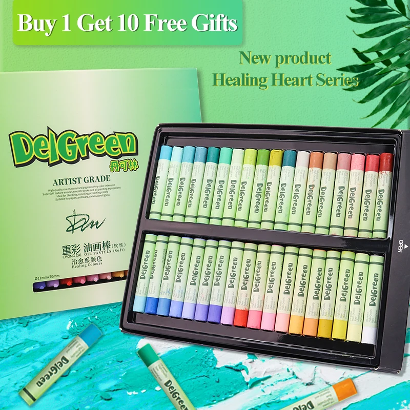 Round non-toxic washable oil painting stick pastel crayon drawing for artist student graffiti drawing pen soft crayon