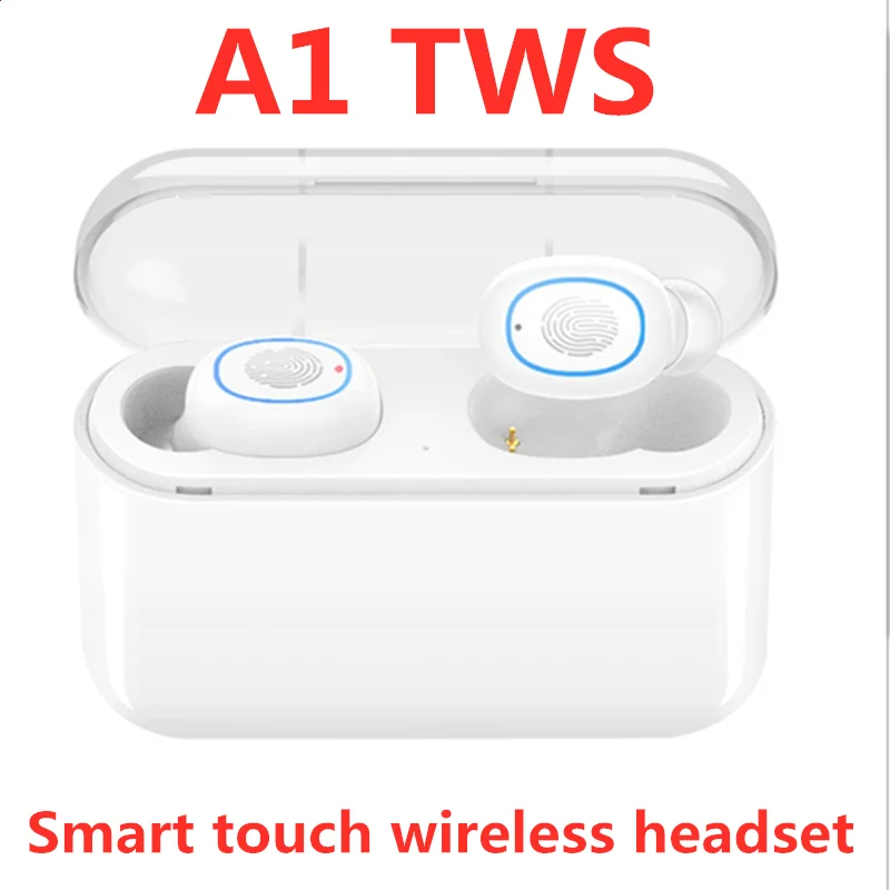 A1 Bluetooth 5,0 наушники беспроводные наушники 6D стерео шум отмена HD звук с внешним аккумулятором