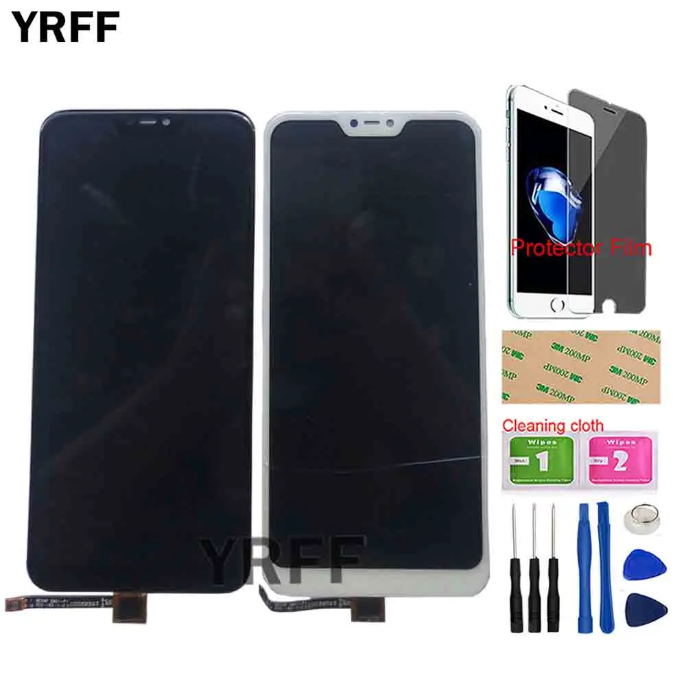 Kopen LCD Display Voor Xiao mi rode Mi 6 pro display Touch Screen Digitizer Vergadering Voor Xiao Mi Mi A2 lite mi A2 LITE Sensor Gereedschap Gift