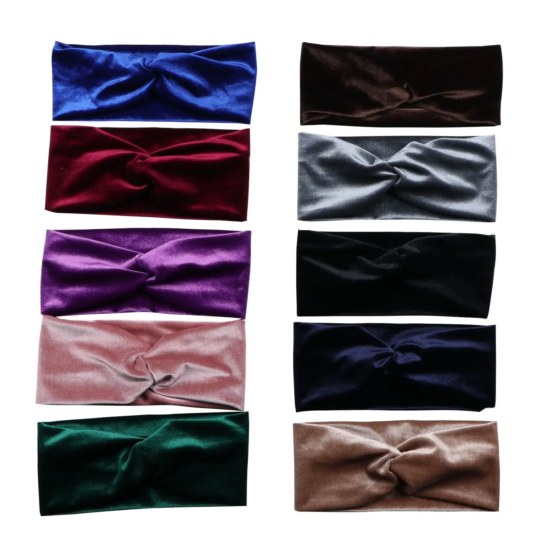 

Nice Winter Women Velvet Headband Cross Top Knot Elastic Hair Bands Soft Solid Girls Hair Accessories Twisted Knotted Headwrap