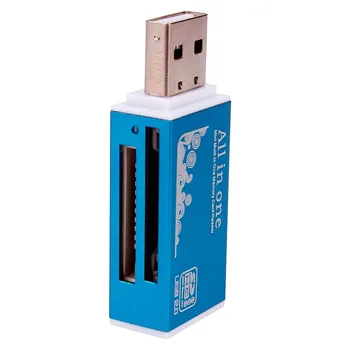 

Hot sales 2019 high quality USB 2.0 All in 1 Multi Memory Card Reader For Micro SD SDHC TF M2 newest dropshipping&wholesales