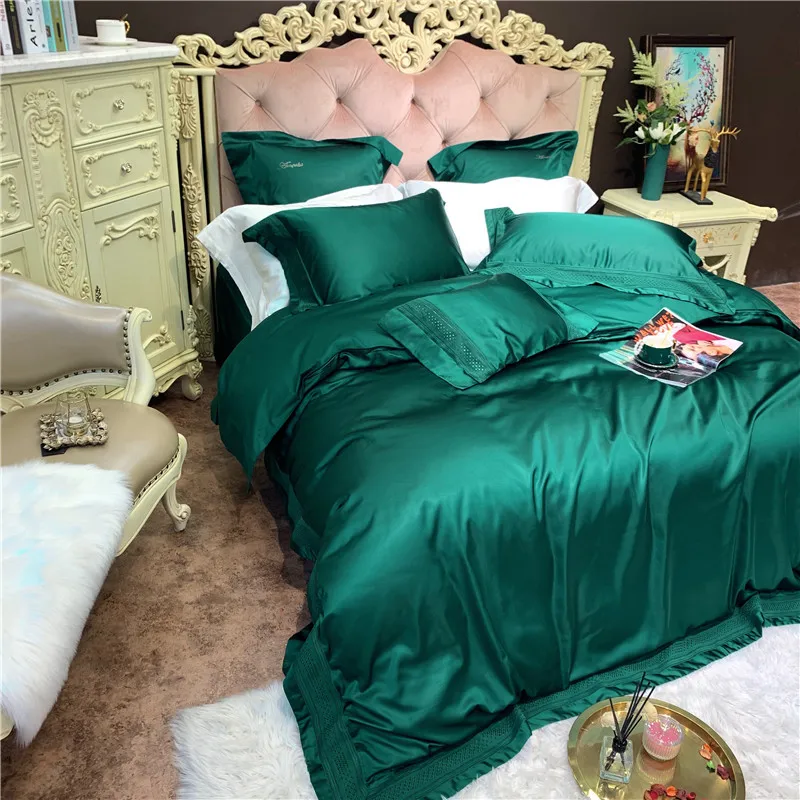 Роскошные 800TC хлопок постельное белье Белоснежка silkly Постельное белье queen/king size комплект постельного белья 4/7 шт. пододеяльник комплекты комплект постельного белья