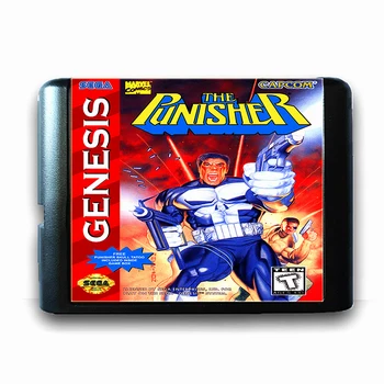 

The Punisher for 16 bit Sega MD Game Card for Mega Drive for Genesis US PAL Version Video Game Console