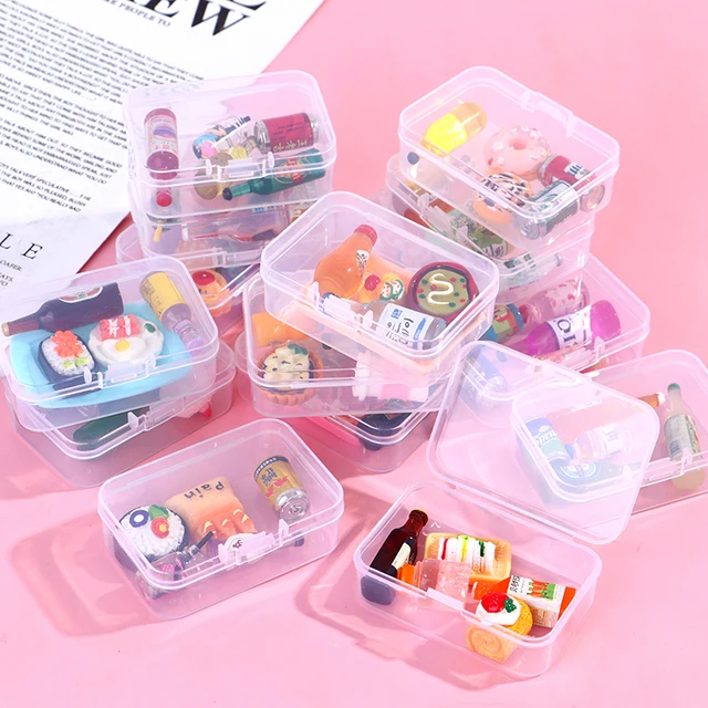 5PCS 1:12 Scale Cute Mini Dollhouse Miniature Drink Bottle Cake Desserts Bento Food Pretend Play Food Toy Kitchen Accessories 2