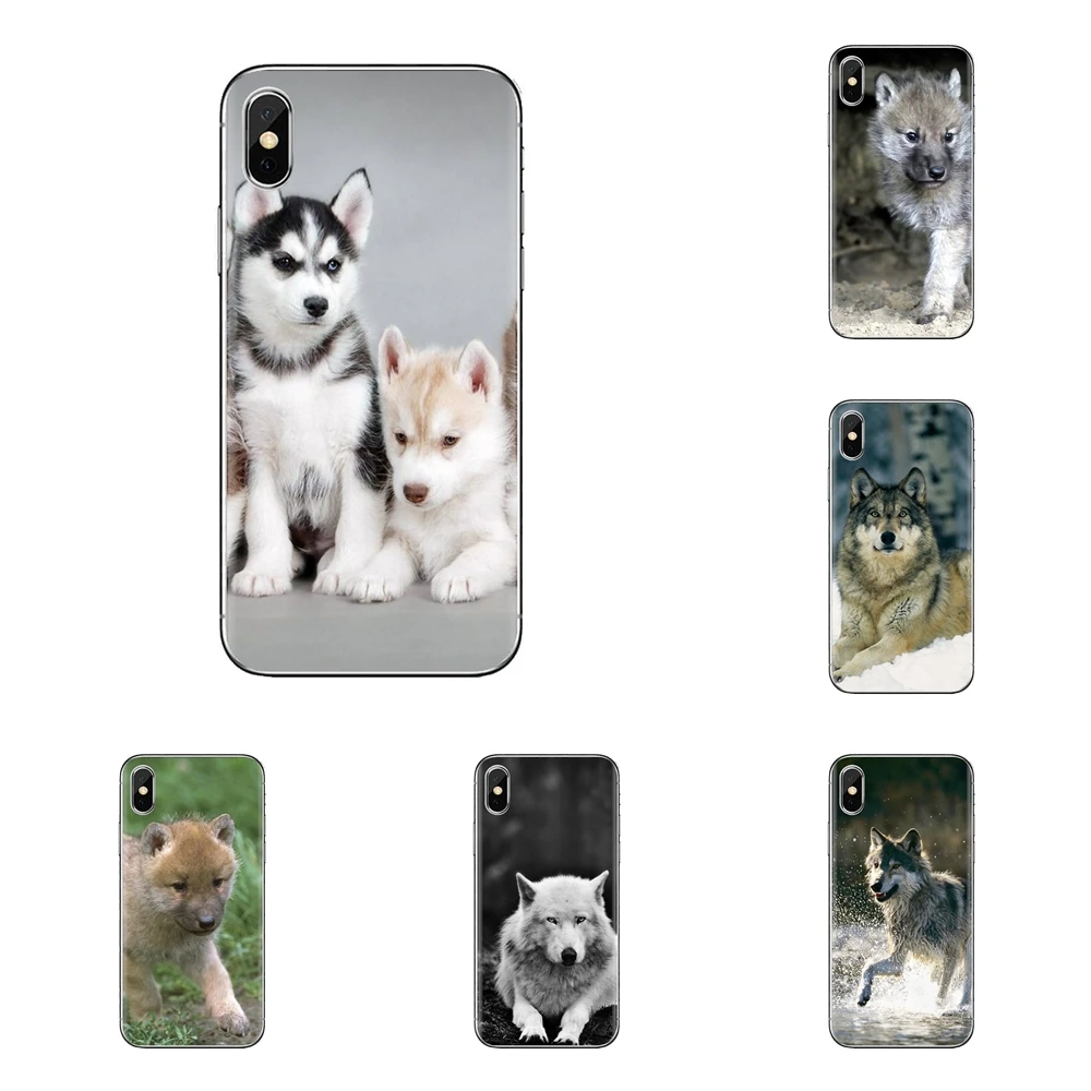 For Samsung Galaxy S2 S3 S4 S5 MINI S6 S7 edge S8 S9 Plus Note 2 3 4 5 8 Coque Fundas Baby Wolf Wallpapers Silicone Shell Covers | Мобильные