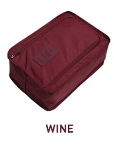 Удобная дорожная сумка для хранения нейлоновая 6 цветов Портативная сумка-Органайзер многофункциональная для обуви сортировочная сумка WJ102810 - Цвет: red
