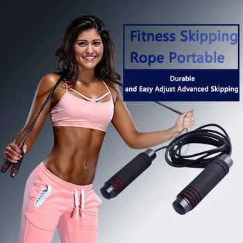 

Fitness Skipping Rope Portable Durable and Easy Adjust Advanced Skipping Speed Jump Rope Crossfit Excercise and Fitness